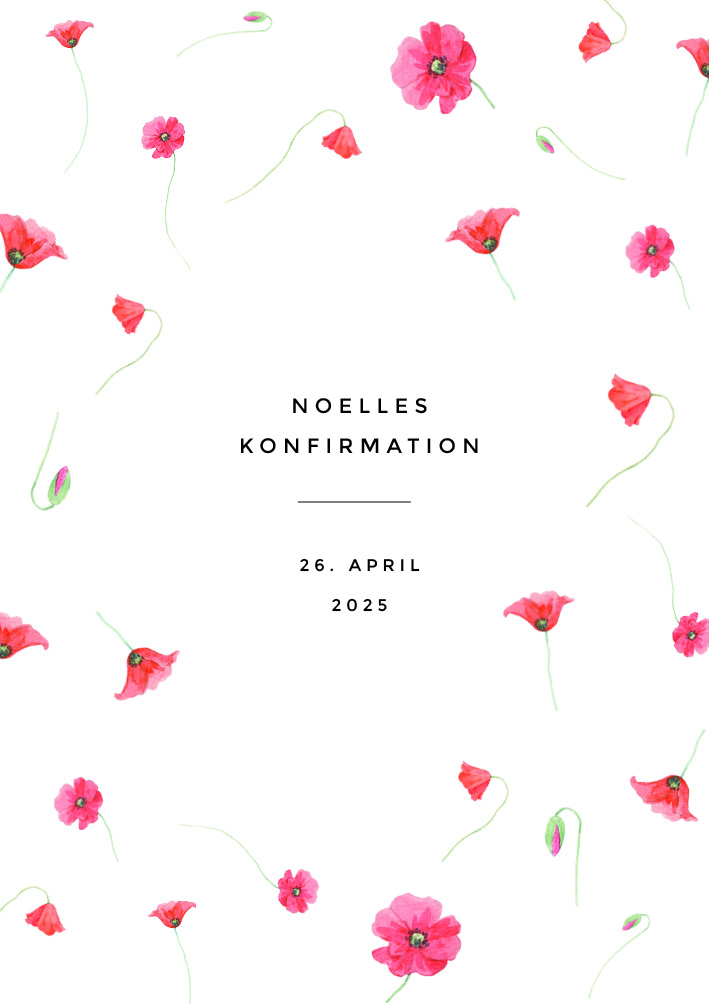 Invitationer - Noelle Konfirmation